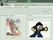 Tablet Screenshot of jcuppins.deviantart.com