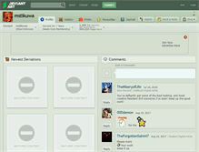 Tablet Screenshot of mstikuwa.deviantart.com
