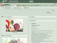 Tablet Screenshot of jnjn0616.deviantart.com
