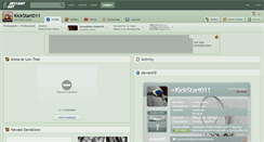 Desktop Screenshot of kickstart011.deviantart.com