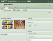 Tablet Screenshot of kitkats-n-skittles.deviantart.com
