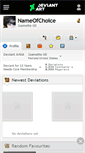 Mobile Screenshot of nameofchoice.deviantart.com