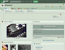 Tablet Screenshot of lemures-ex.deviantart.com