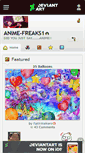 Mobile Screenshot of anime-freaks1.deviantart.com