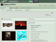 Tablet Screenshot of mikeenv-usclothing.deviantart.com