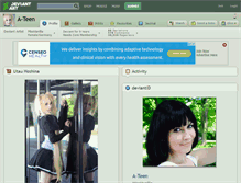 Tablet Screenshot of a-teen.deviantart.com