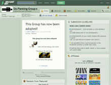 Tablet Screenshot of da-planking-group.deviantart.com