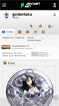 Mobile Screenshot of goldentaku.deviantart.com