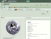 Tablet Screenshot of goldentaku.deviantart.com