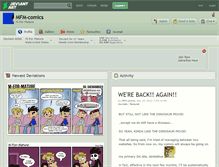 Tablet Screenshot of mfm-comics.deviantart.com