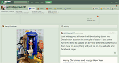 Desktop Screenshot of optimisticpenguin101.deviantart.com