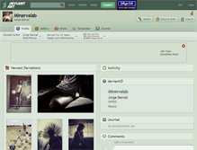 Tablet Screenshot of minervalab.deviantart.com