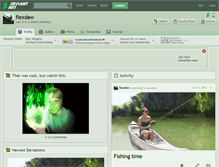 Tablet Screenshot of flexdaw.deviantart.com