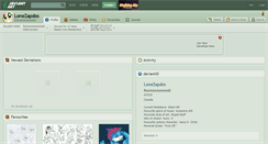 Desktop Screenshot of lonezapdos.deviantart.com