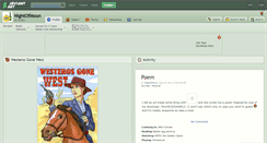 Desktop Screenshot of nightofmoon.deviantart.com