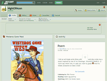 Tablet Screenshot of nightofmoon.deviantart.com