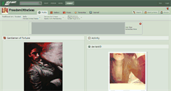 Desktop Screenshot of freedomoftheseas.deviantart.com