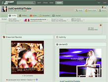 Tablet Screenshot of justcrankituptisdale.deviantart.com