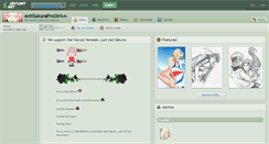 Desktop Screenshot of antisakuraprogirls.deviantart.com