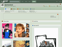 Tablet Screenshot of djamboeland.deviantart.com
