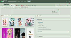 Desktop Screenshot of kiracatco.deviantart.com