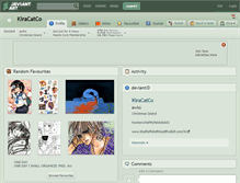 Tablet Screenshot of kiracatco.deviantart.com