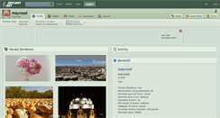 Desktop Screenshot of mayvood.deviantart.com