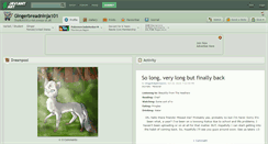 Desktop Screenshot of gingerbreadninja101.deviantart.com