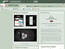 Tablet Screenshot of creative-club.deviantart.com