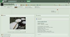 Desktop Screenshot of hardcorebandgeek.deviantart.com