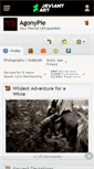 Mobile Screenshot of agonypie.deviantart.com