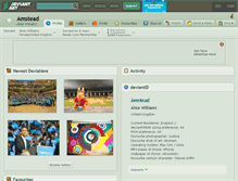 Tablet Screenshot of amstead.deviantart.com