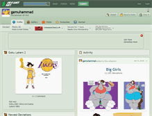 Tablet Screenshot of gamuhammad.deviantart.com