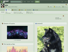 Tablet Screenshot of kdh.deviantart.com
