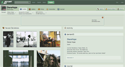 Desktop Screenshot of dianehope.deviantart.com