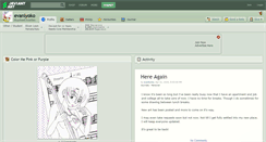 Desktop Screenshot of evanlyoko.deviantart.com