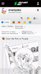 Mobile Screenshot of evanlyoko.deviantart.com