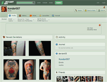 Tablet Screenshot of kondor007.deviantart.com
