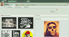 Desktop Screenshot of damnbho.deviantart.com