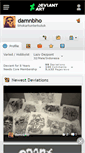 Mobile Screenshot of damnbho.deviantart.com