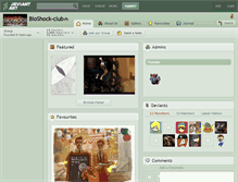 Tablet Screenshot of bioshock-club.deviantart.com