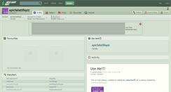 Desktop Screenshot of epicfailatlifeplz.deviantart.com