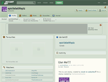 Tablet Screenshot of epicfailatlifeplz.deviantart.com