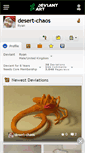 Mobile Screenshot of desert-chaos.deviantart.com