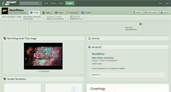 Desktop Screenshot of neonrhino.deviantart.com