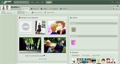 Desktop Screenshot of dennor.deviantart.com