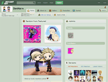Tablet Screenshot of dennor.deviantart.com