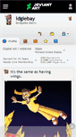Mobile Screenshot of idgiebay.deviantart.com