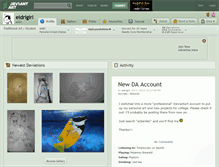 Tablet Screenshot of eidrigirl.deviantart.com