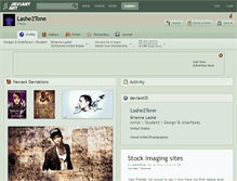 Tablet Screenshot of lashe2tone.deviantart.com